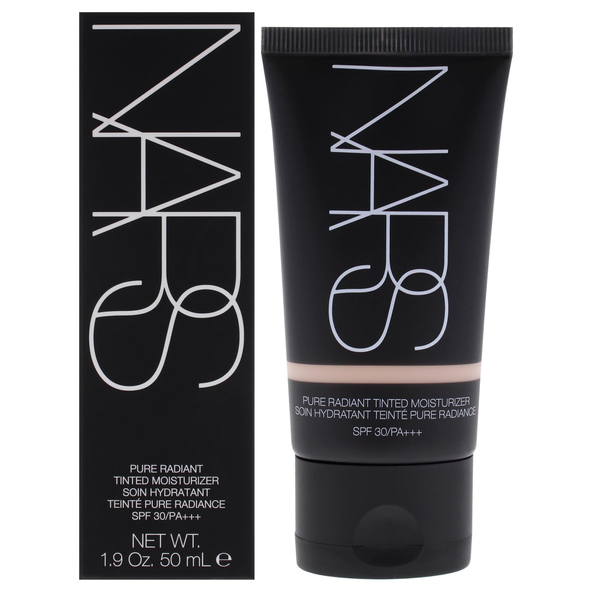 NARS front packaging showing Terre Neuve shade and SPF benefit