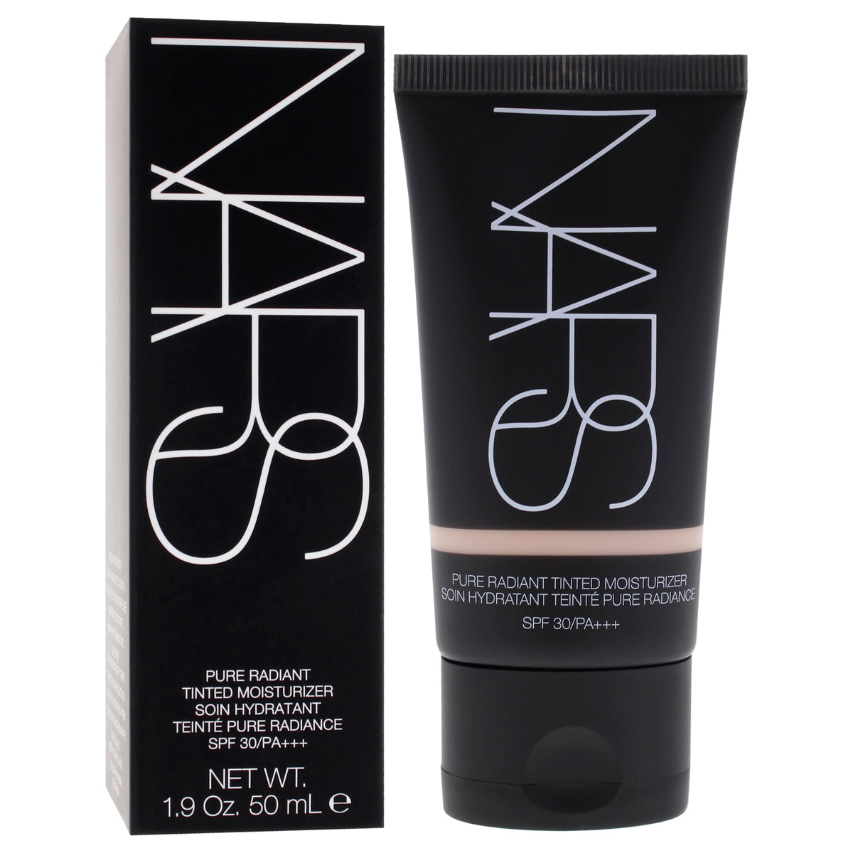 NARS texture swatch showing creamy lightweight finish and blendability