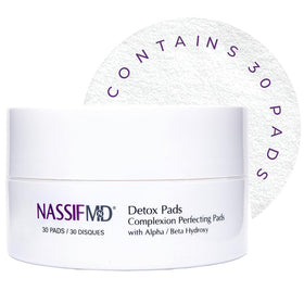 NassifMD front packaging showing pad jar and convenience for daily use