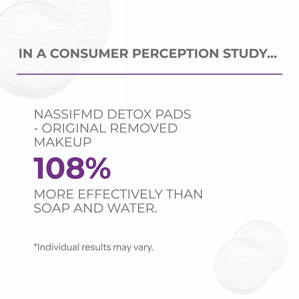 NassifMD pad close to label showing active ingredients and clear dosing