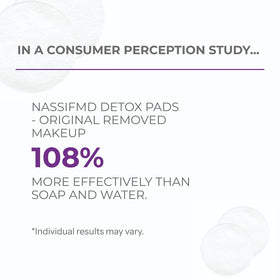 NassifMD pad close to label showing active ingredients and clear dosing