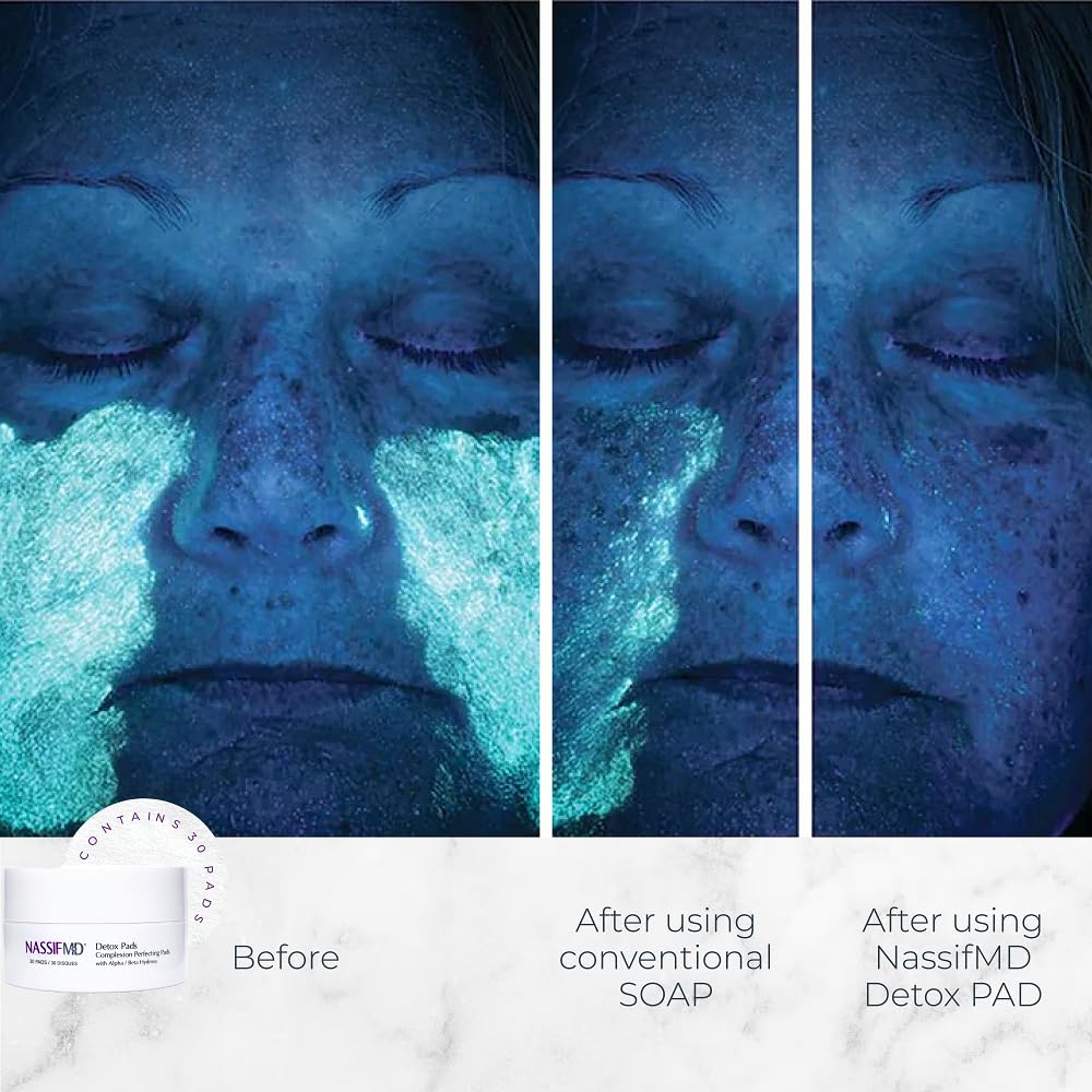 NassifMD pad close-up texture revealing smooth exfoliating surface benefit