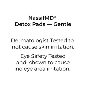NassifMD pad saturated with solution showing even ingredient delivery