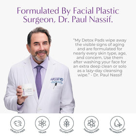 NassifMD pads with sunscreen in a travel kit for on-the-go protection benefit