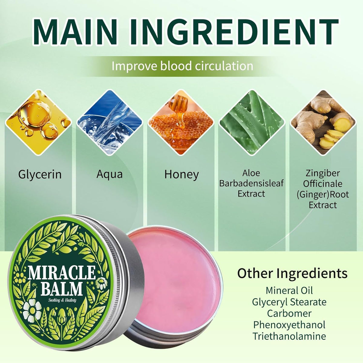 Nasteck balm texture close-up highlighting smooth, non-greasy spreadability benefit