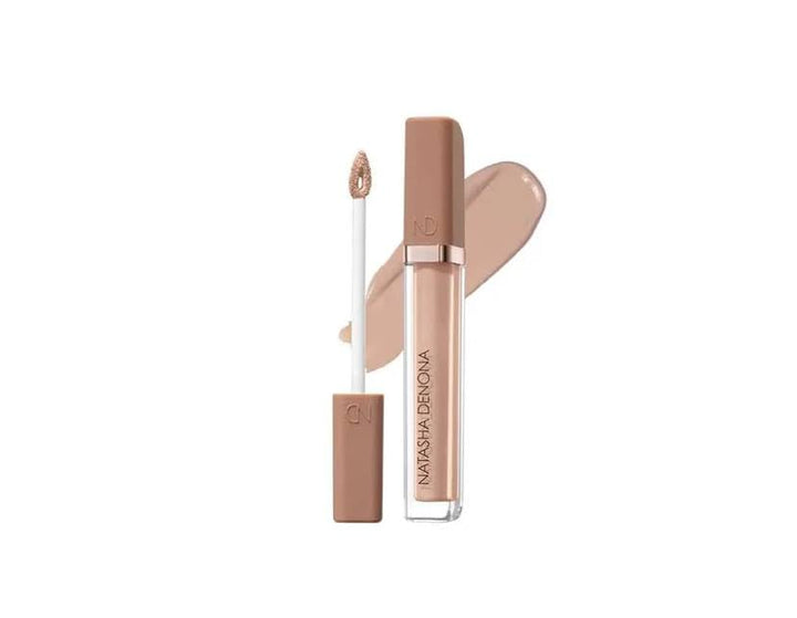 Natasha Denona front packaging showing concealer tube and shade N5 benefit hydration and coverage