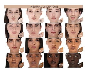 Natasha Denona texture swatch on skin revealing luminous matte finish and blurring effect