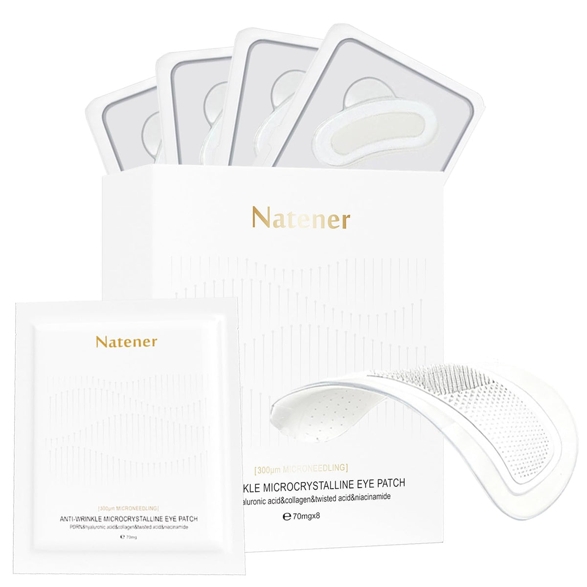 Natener front packaging showing product name and 4 pairs, highlights convenience