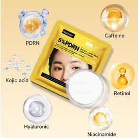 Natener patches in hand demonstrating size and full eye coverage benefit