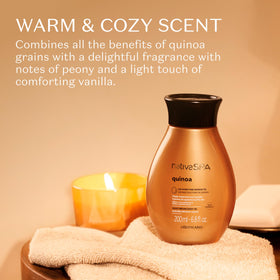 Nativa SPA leg before and after photo showing smoother, more radiant benefit