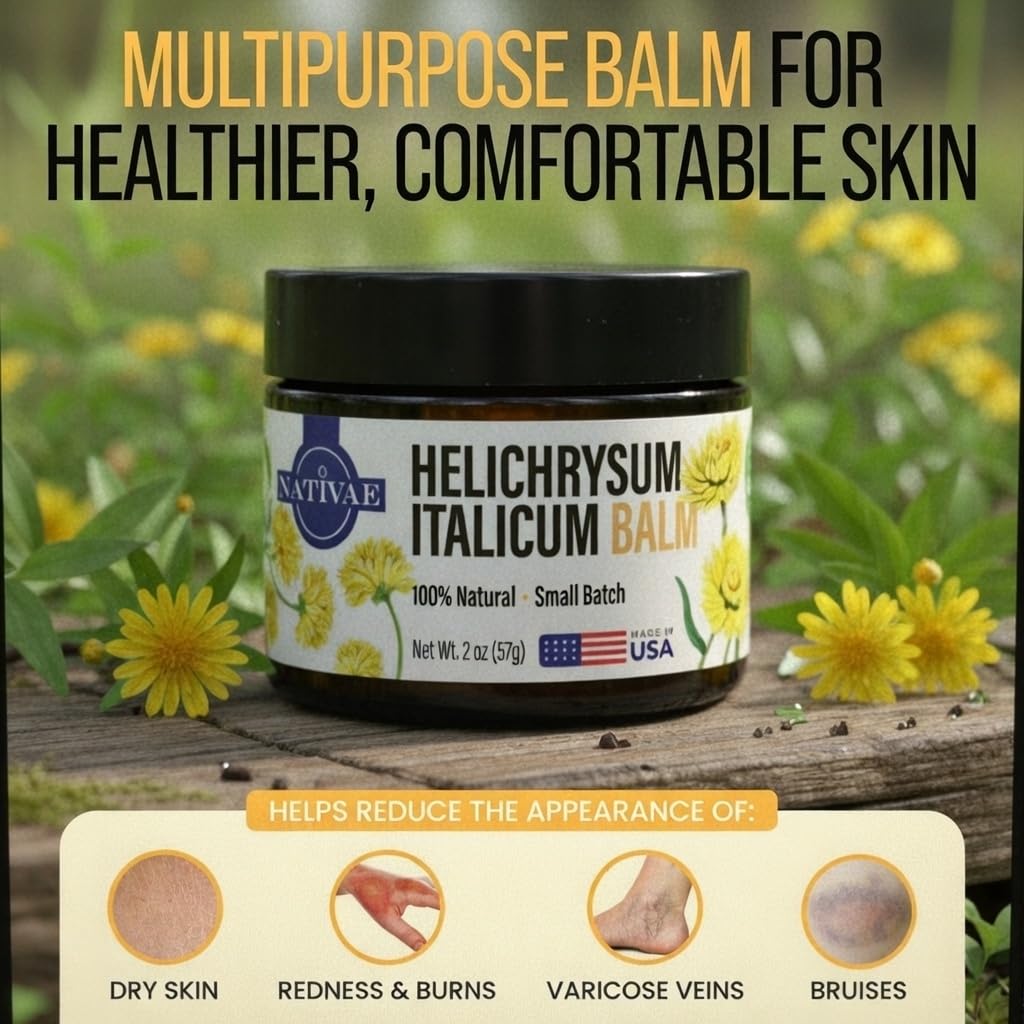 Nativae balm applied on hand demonstrating quick absorption and soothing