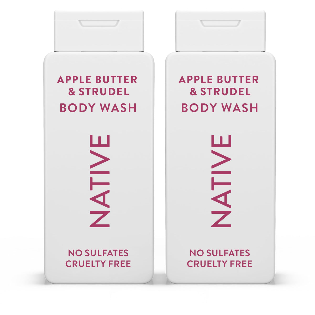 Native front packaging showing two 18 oz bottles and fragrance appeal