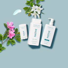 Native back label with directions and ingredient claims for transparency benefit