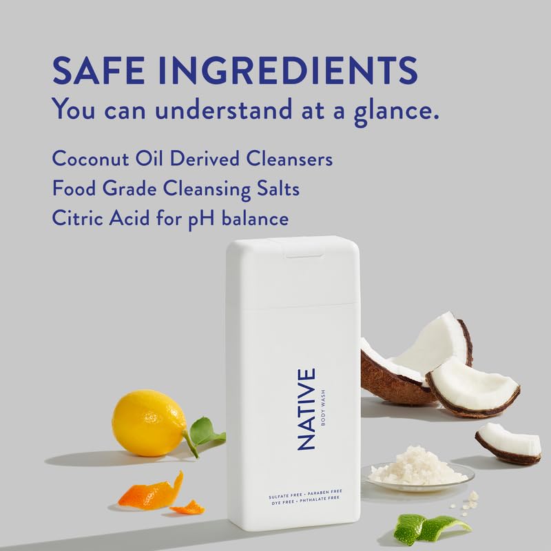 Native creamy foam texture from body wash showing gentle lather for soft skin