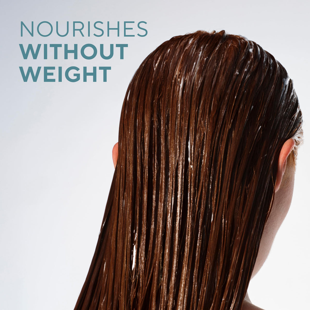 Native conditioner back label with ingredient list for transparency benefit