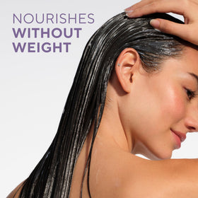 Native conditioner creamy texture close-up illustrating smooth, non-greasy moisturizing feel
