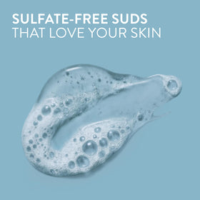 Native creamy lather close-up demonstrating gentle hydration and rich foam