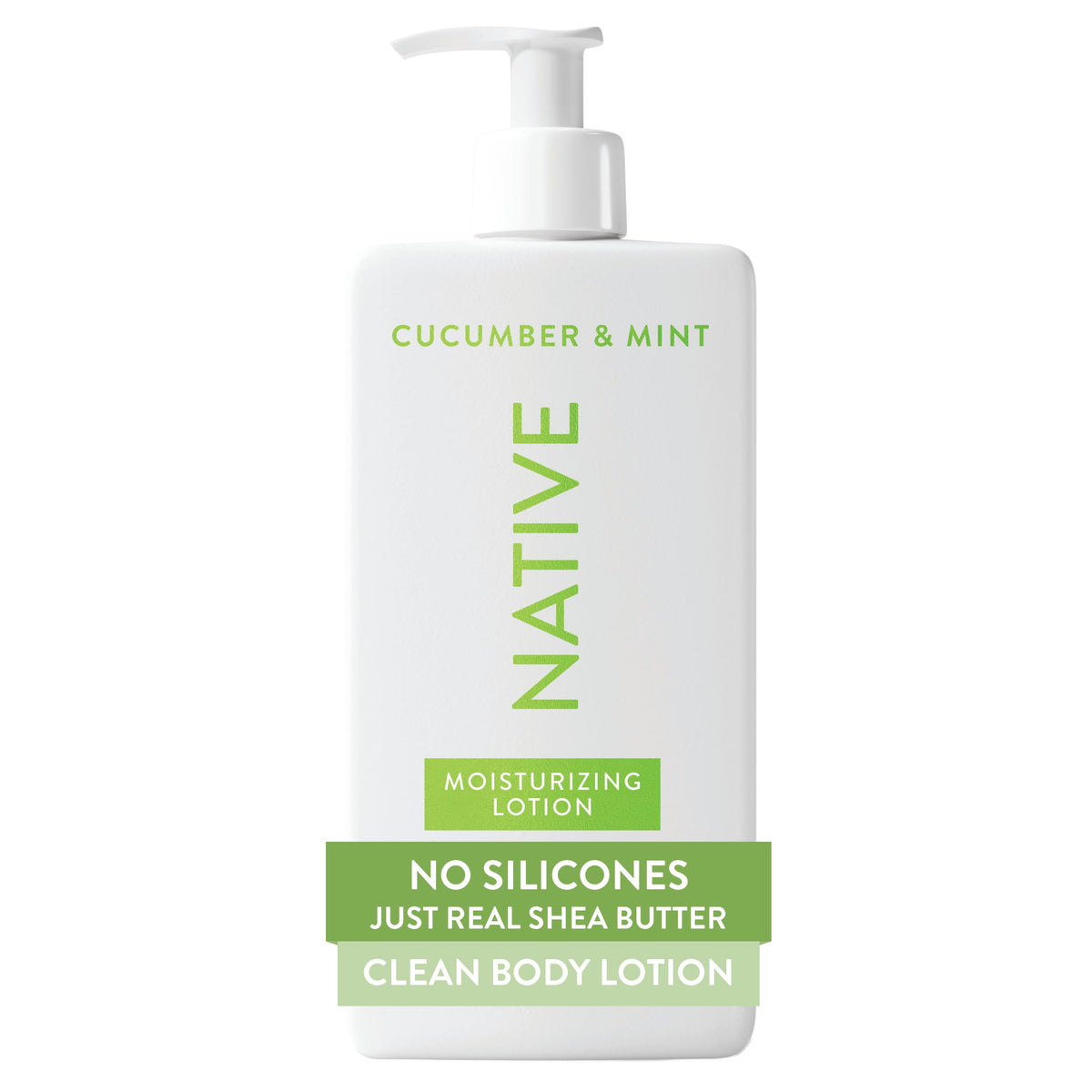 Native front packaging showing 16.5 fl oz bottle and refreshing scent benefit