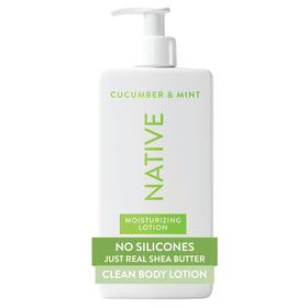 Native front packaging showing 16.5 fl oz bottle and refreshing scent benefit