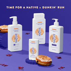 Native Dunkin Blueberry Cobbler size comparison next to everyday items demonstrating capacity