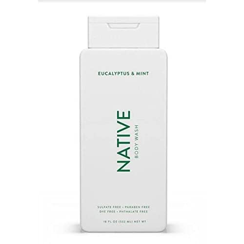 Native eucalyptus and mint gel texture close-up demonstrating smooth lather