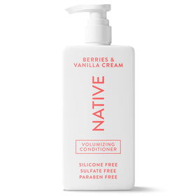 Native bottle front packaging showing label and volume benefit