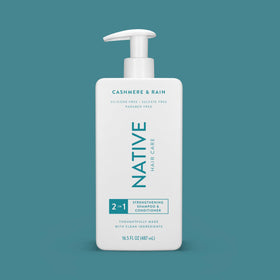 Native ingredients panel close-up highlighting clean formulation benefits