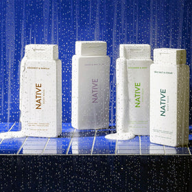Native label ingredient list detail emphasizing clean formulation