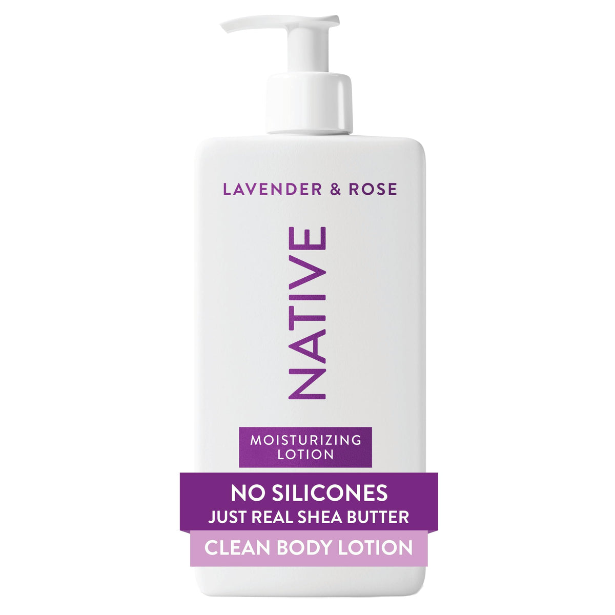 Native front packaging showing bottle and hydration claim