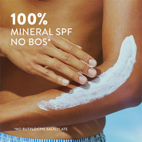 Native lotion being pumped showing lightweight texture and fast absorbency