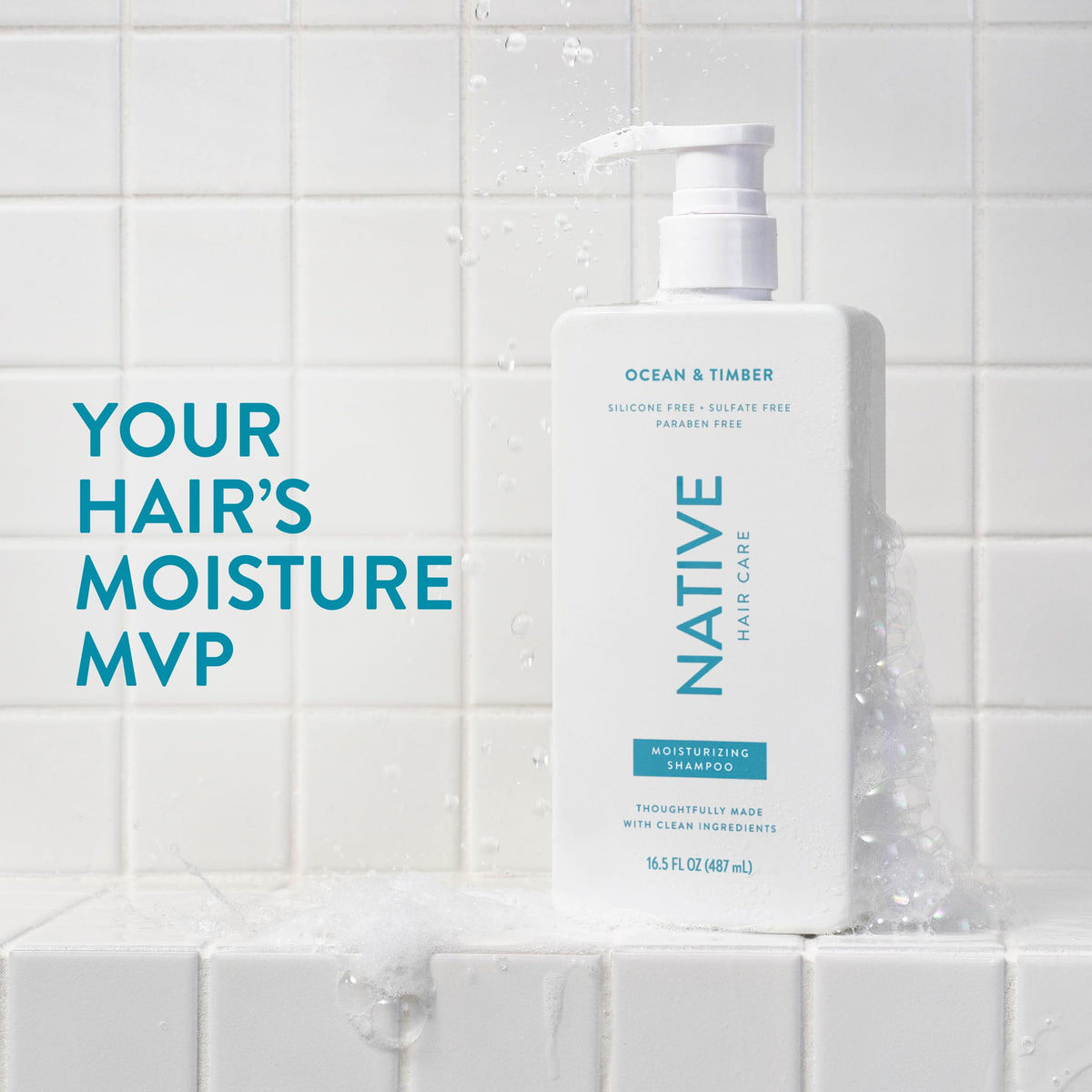Native close-up label detail highlighting ingredients and transparency benefit
