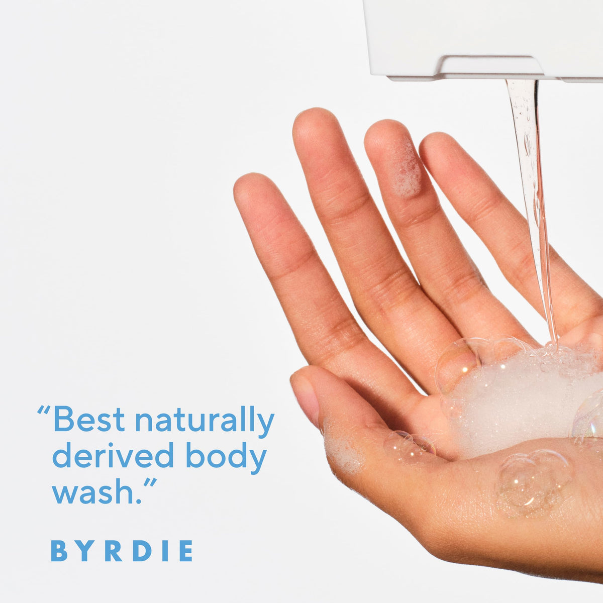 Close-up of Native lather texture demonstrating creamy foam and gentle cleanse