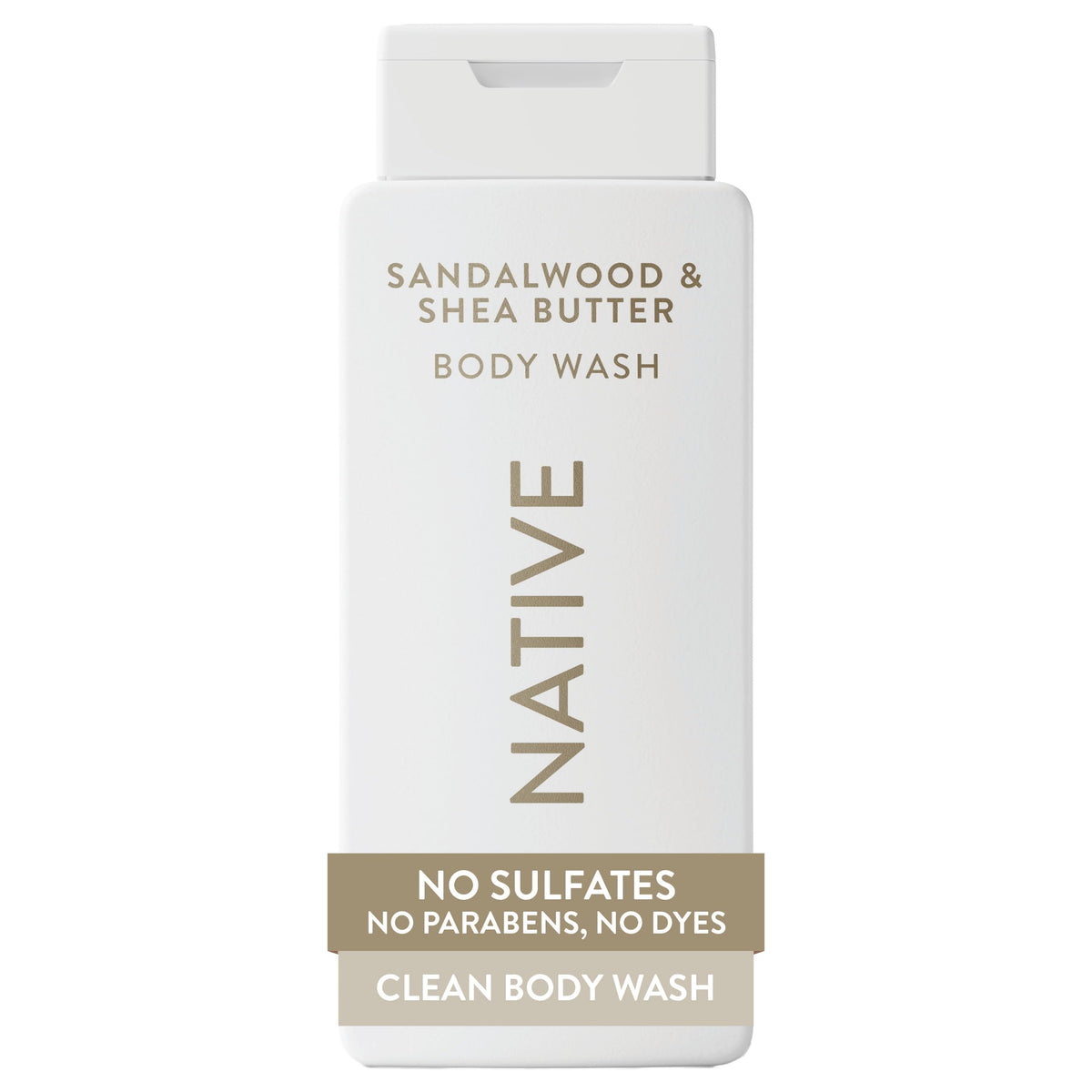 Native front packaging showing 18 oz bottle and calming scent benefits
