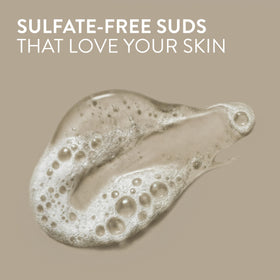 Native product label and ingredient list showing clean, sulfate-free formulation