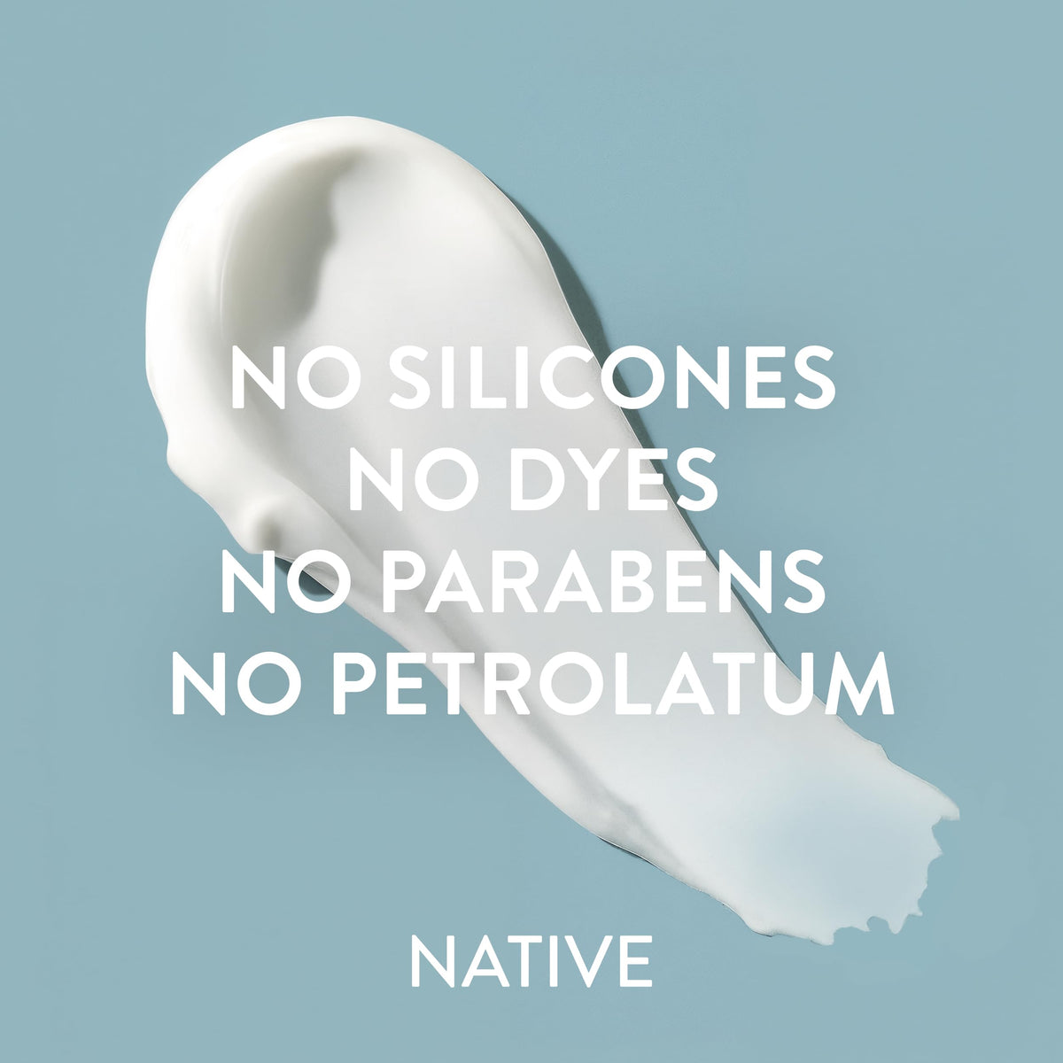 Native product on store shelf showing clean packaging and scent appeal
