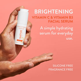 Native dropper dispensing serum highlighting easy application