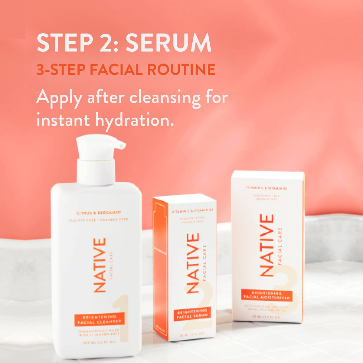 Native serum texture close-up showing lightweight hydration