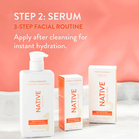 Native serum texture close-up showing lightweight hydration