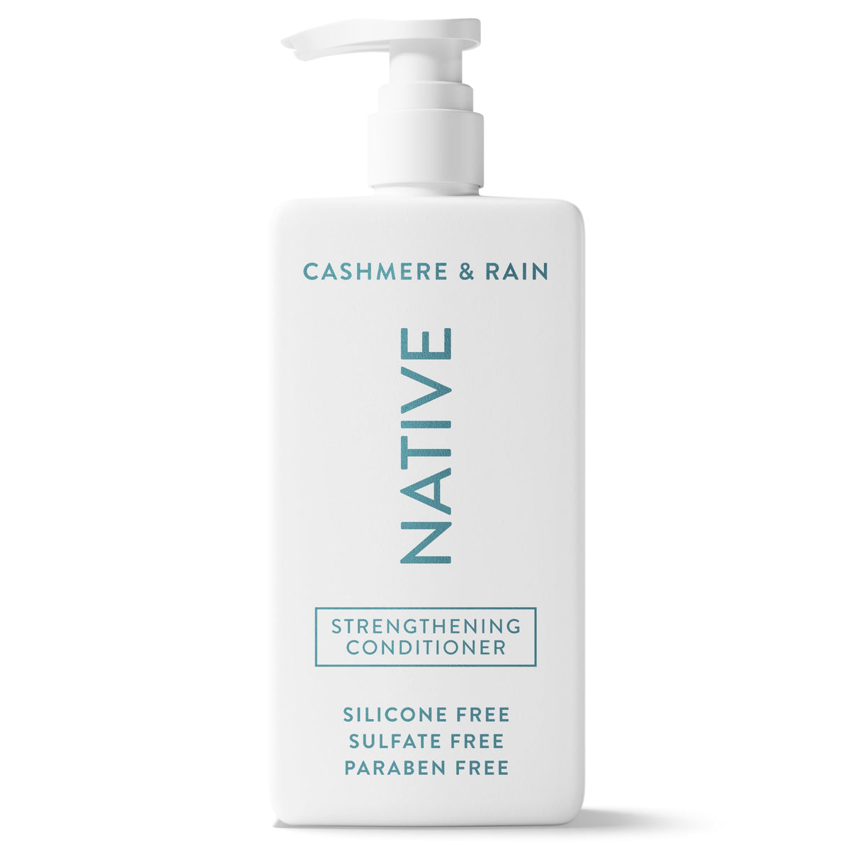 Native strengthening conditioner front packaging showing size and scent benefit