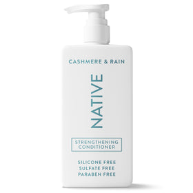 Native strengthening conditioner front packaging showing size and scent benefit