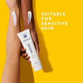 Native 5 ounce sunscreen tube size comparison for travel convenience