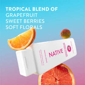 Native sunscreen applied on forearm demonstrating even coverage and no white cast