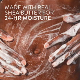 Native creamy lather texture on skin showing rich hydration benefit