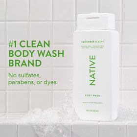 Native creamy lather texture demonstrating gentle hydration on skin