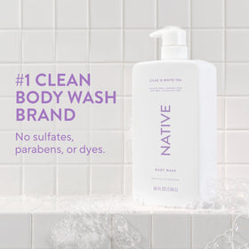 Native close-up creamy lather texture highlighting gentle cleansing