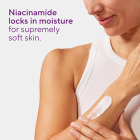 Native lotion texture on skin absorbs quickly for non-greasy feel