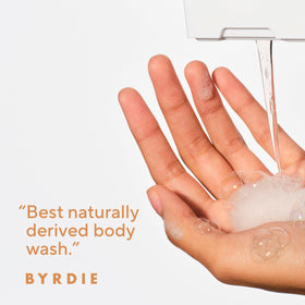 Native creamy foam texture rinses gently for hydrated skin benefit