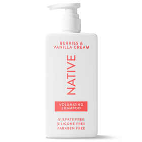 Native back label ingredients view highlighting clean formulation benefits