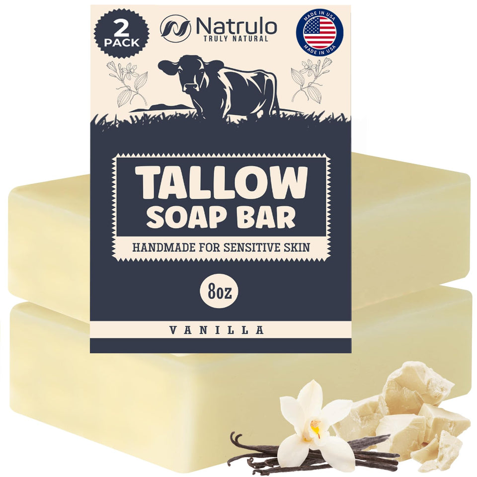 Natrulo front bar view showing smooth surface and moisturizing benefit
