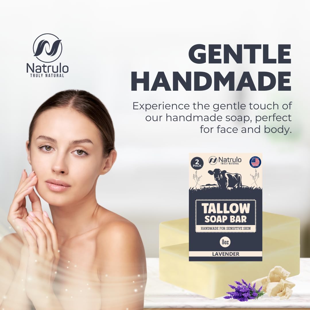 Natrulo family using soap conveying safe gentle care for all ages